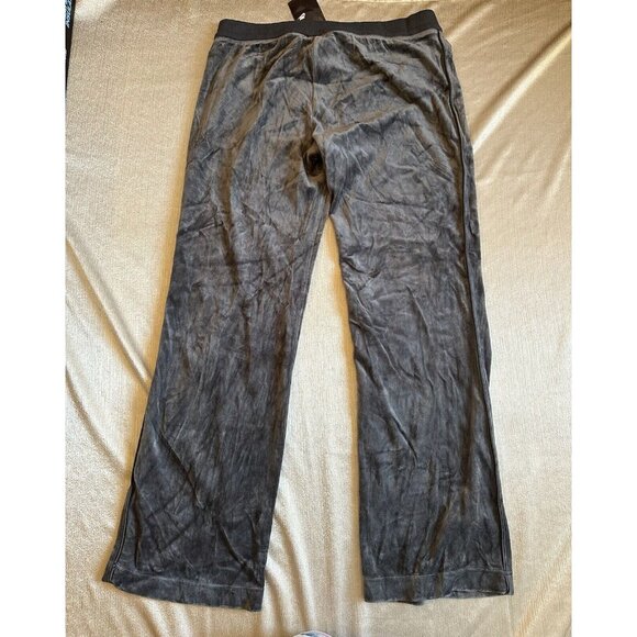 NEW Vtg Nike Y2K Pants Womens Large Velour Velvet Wide Leg Sweatpant Track Pant - Picture 3 of 7